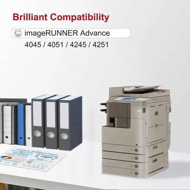 Alt view image 3 of 7 - Ennovor GPR-42 Black High-Yield Toner Cartridge 1-Pack Replacement for Canon GPR-42 Toner Cartridge for ImageRUNNER Advance 4045 4051 4245 4251 Printer.