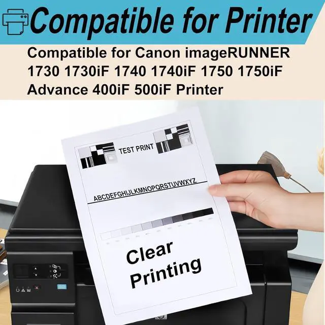 Alt view image 2 of 7 - Ennovor Waste Toner Container Compatible for Canon imageRUNNER 1730 1730iF 1740 1740iF 1750 1750iF Advance 400iF 500iF Printer |FM4-8035-000 FM4-8035-010| High Yield 60000 Pages(Black)