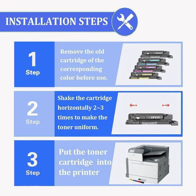 Alt view image 4 of 7 - Ennovor 828A Cyan Toner Cartridges Compatible for HP 828A CF359A Toner Cartridge, Quality Toner for HP Color Laserjet Enterprise M855 Series, 1 Pack Cyan