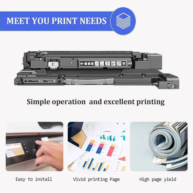 Alt view image 5 of 7 - Ennovor 828A Cyan Toner Cartridges Compatible for HP 828A CF359A Toner Cartridge, Quality Toner for HP Color Laserjet Enterprise M855 Series, 1 Pack Cyan