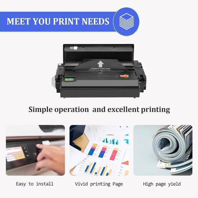 Alt view image 4 of 7 - Ennovor CF230A Toner Cartridge Compatible for HP Laserjet Pro M203DN M203DW MFPM227SDN MFPM227D MFPM227FDN MFPM227FDW Printers High Yield Replacement Toner Cartridges (with Chip),Black ×2