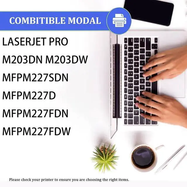 Alt view image 2 of 7 - Ennovor CF230A Toner Cartridge Compatible for HP Laserjet Pro M203DN M203DW MFPM227SDN MFPM227D MFPM227FDN MFPM227FDW Printers High Yield Replacement Toner Cartridges (with Chip),Black ×2