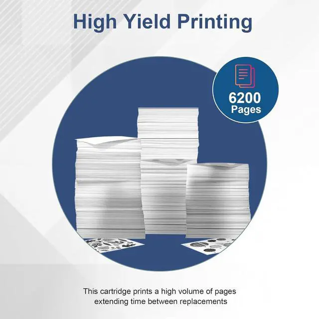 Alt view image 3 of 6 - Ennovor 6280 High Capacity Toner Cartridge (1Pack, Magenta) - Compatible 106R01393, Toner Cartridge Replacement for Xerox Phaser 6280 6280DN Printer