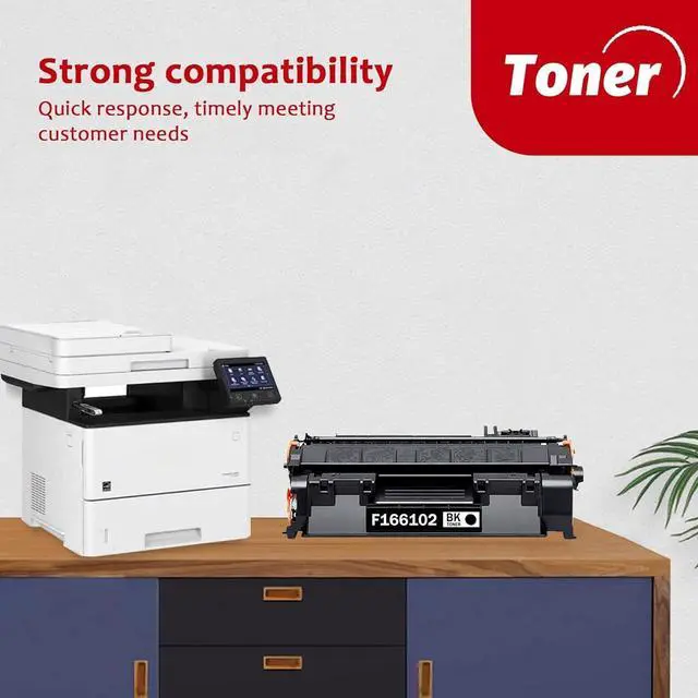 Alt view image 5 of 6 - Ennovor F166102 Black Toner Cartridge (1-Pack) - PINOS Compatible F166102 Toner Cartridge Replacement for Canon F166102 Black Toner Cartridge Work with F166102 Printer