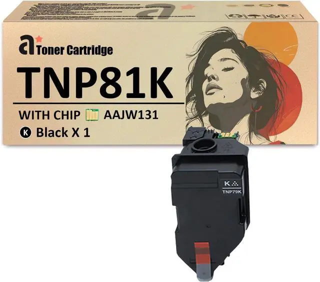 Main image of Ennovor TNP81 Toner Cartridges Replacement for Konica Minolta TNP-81 TNP81K TNP81C TNP81M TNP81Y Toner Cartridge Compatible for Konica Minolta Bizhub C3300i C4000i Printers, 1 Black