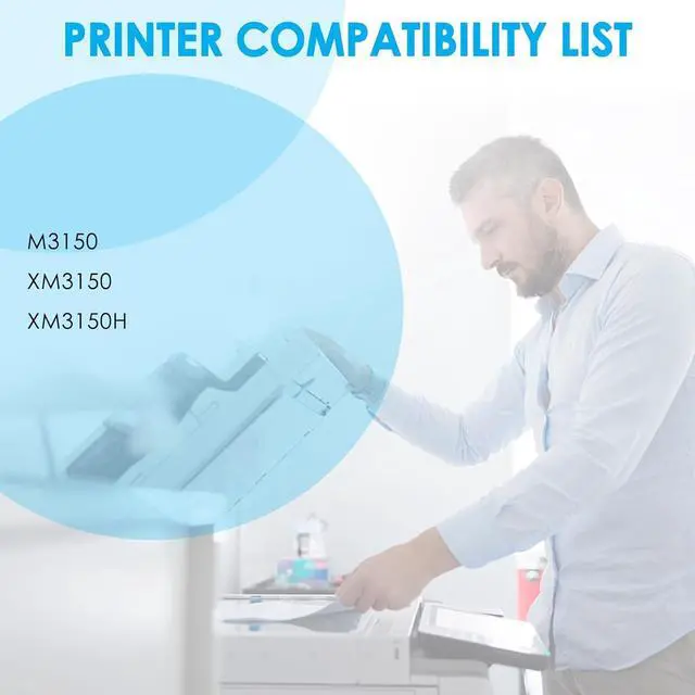 Alt view image 2 of 7 - Ennovor LeciRoba 24B6186 Black High Yield Toner Cartridge Replacement for Lexmark 24B6186 LEX_24B6186 Laser Cartridge for Lexmark M3150 XM3150 XM3150h Printer (16,000 Pages, 2-Packs)