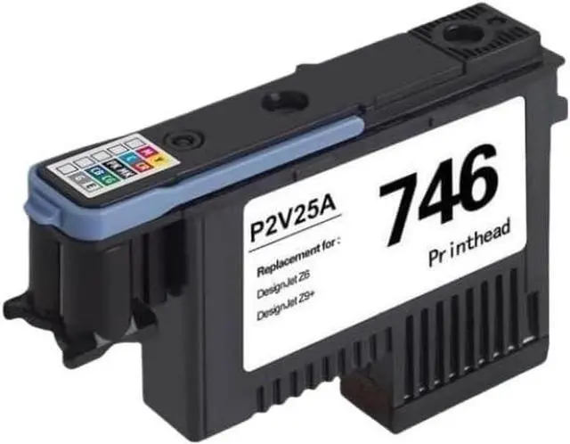 Alt view image 2 of 5 - Ennovor Universal Printhead Compatible with 746 P2V25A Z6 Z9 Plotter Four Color Printhead