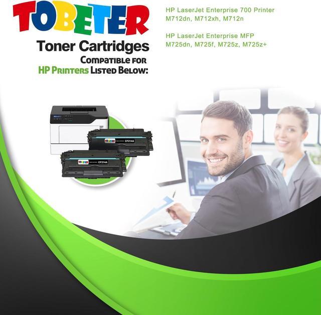 Alt view image 2 of 7 - Ennovor ToBeter Compatible 14X CF214X Black Toner Cartridge 17.5k High Yield Compatible for Enterprise 700 M712dn M712xh M712n M725 M725dn M725f M725z Printer Toner, 2 Pack Black (17,500 Pages)