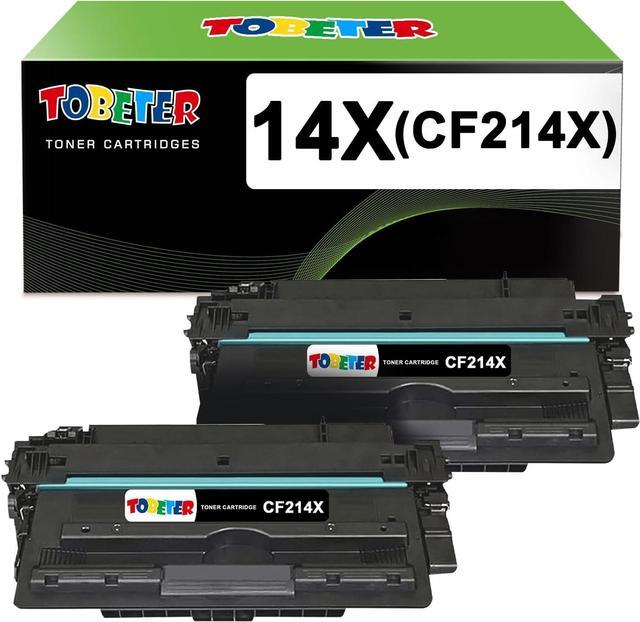 Main image of Ennovor ToBeter Compatible 14X CF214X Black Toner Cartridge 17.5k High Yield Compatible for Enterprise 700 M712dn M712xh M712n M725 M725dn M725f M725z Printer Toner, 2 Pack Black (17,500 Pages)