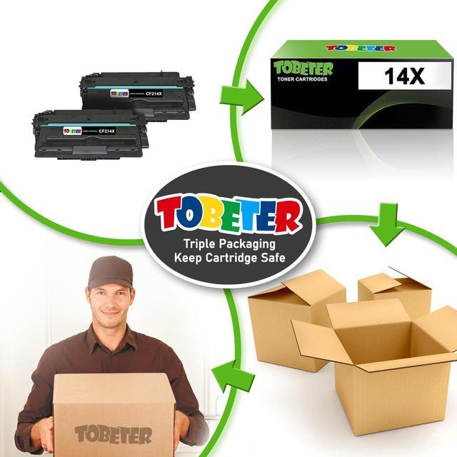 Alt view image 7 of 7 - Ennovor ToBeter Compatible 14X CF214X Black Toner Cartridge 17.5k High Yield Compatible for Enterprise 700 M712dn M712xh M712n M725 M725dn M725f M725z Printer Toner, 2 Pack Black (17,500 Pages)