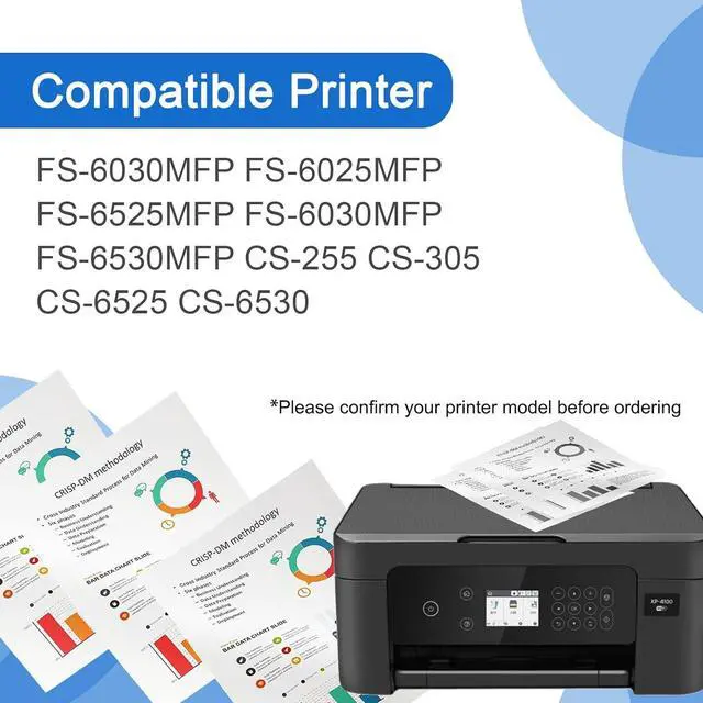 Alt view image 2 of 7 - Ennovor TK-479 Toner Cartridge Compatible for Kyocera TK479 TK-479K 1T02K30CS0 Toner Cartridges for Kyocera FS-6030MFP FS-6025MFP FS-6525MFP FS-6030MFP FS-6530MFP CS-255 Pri