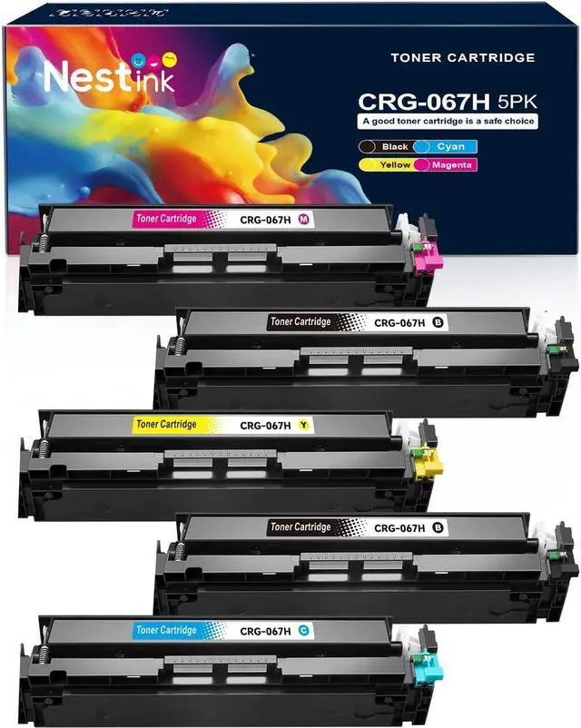 Main image of Ennovor CRG 067H CRG-067 Toner Cartridge Set Replacement for Compatible Canon 067H Compatible for Color ImageClass MF656Cdw LBP632Cdw MF654Cdw MF653Cdw LBP633Cdw Printer (5 Pack)