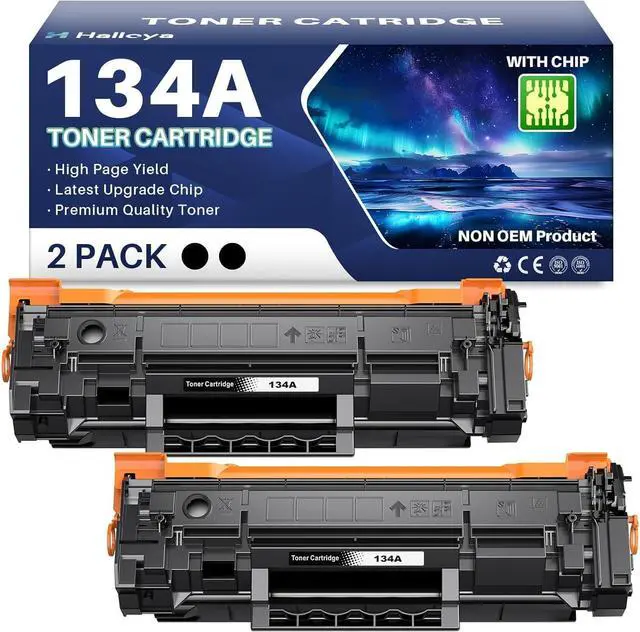 Main image of Ennovor 134A Black Toner Cartridges (with Chip) Replacement Compatible for HP 134A 134X W1340A W1340X Toner Cartridges Work with Laserjet 209dw MFP M234dw M234sdw M234sdn Printer (2 Black)