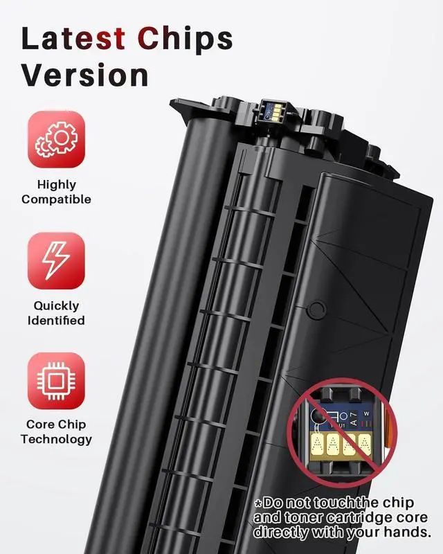 Alt view image 5 of 7 - Ennovor 134A Black Toner Cartridges (with Chip) Replacement Compatible for HP 134A 134X W1340A W1340X Toner Cartridges Work with Laserjet 209dw MFP M234dw M234sdw M234sdn Printer (2 Black)
