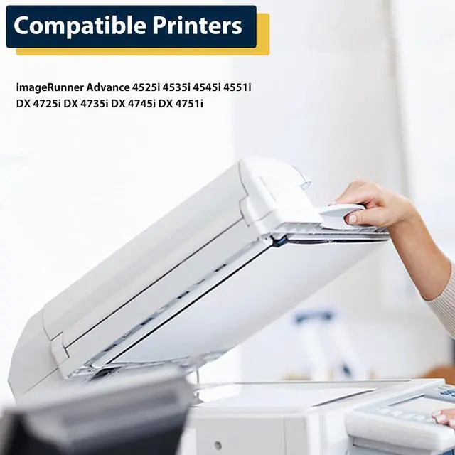 Alt view image 2 of 4 - Ennovor GPR57 GPR-57 Remanfactured 0473C003 Black Toner Cartridge Replacement for imageRunner Advance 4525i 4535i 4545i (Black,42100 Pages)