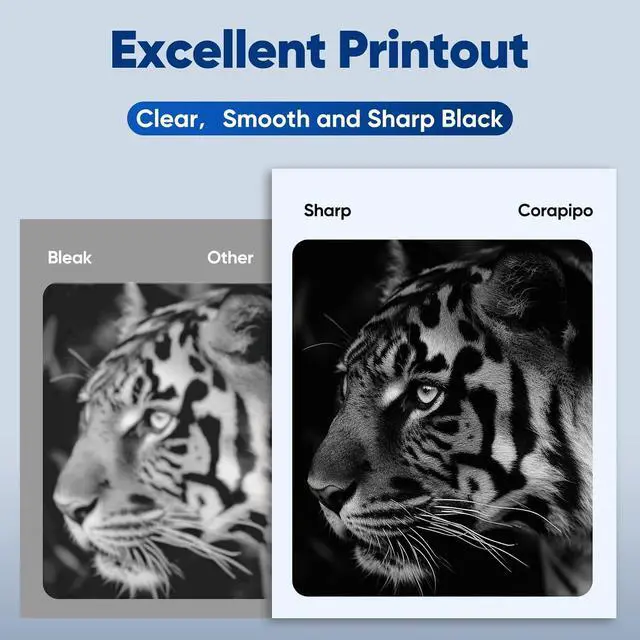 Alt view image 4 of 7 - Ennovor TN850 High Yield Toner Cartridge 2-Pack Replacement for Brother TN-850 TN820 Compatible with HL-L5200DW HL-L6200DW MFC-L5705DW MFC-L5800DW MFC-L5900DW DCP-L5600DN Printers