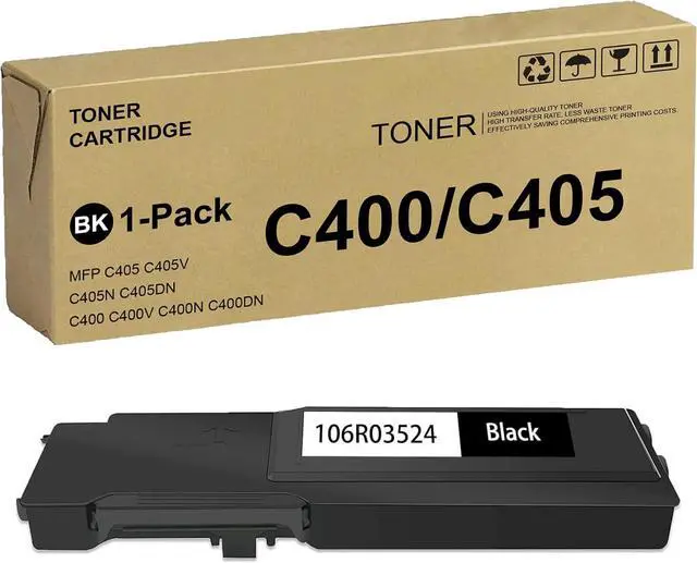 Main image of Ennovor C400 C405 106R03524 Black 10,500 Pages Extra High Yield Toner Cartridge Replacement for Xerox VersaLink C400 C405 C400D C400DN MFP C405 C405N C405DN