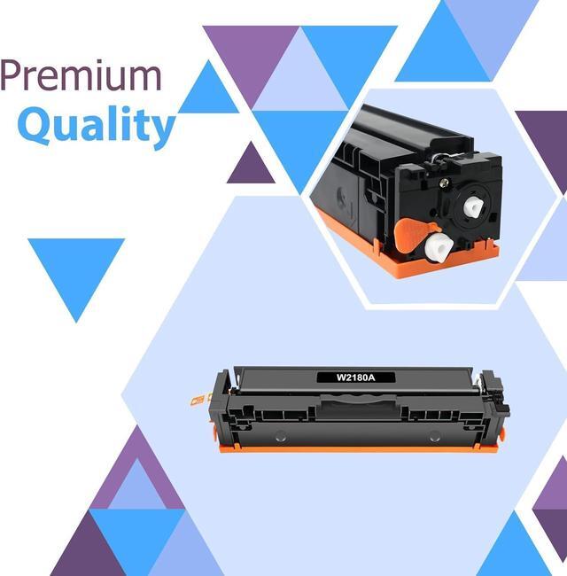 Alt view image 7 of 7 - Ennovor 218A Toner Cartridges 4 Pack 218X Compatible for HP 218A 218X Color Laserjet Pro MFP 3301fdw 3301cdw 3301sdw Pro 3201dw Series Printer High Yield W2180A Ink Set (B/C/Y/M)