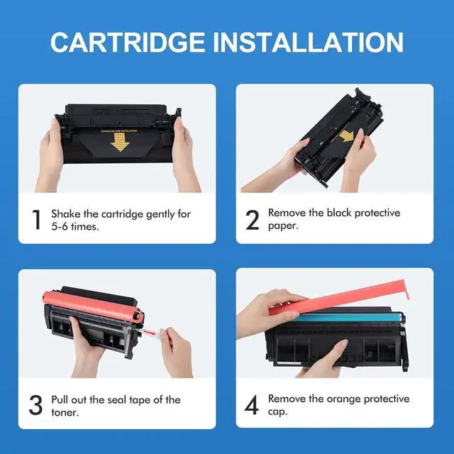 Alt view image 4 of 6 - Ennovor 87X 87A Black Toner Cartridge 2-Pack CF287X CF287A Compatible for HP 87A 87X Toner Cartridge for HP Enterprise M506 M506dn M506n M506x M501 M501dn MFP M527 M527dn M527f Printer Ink