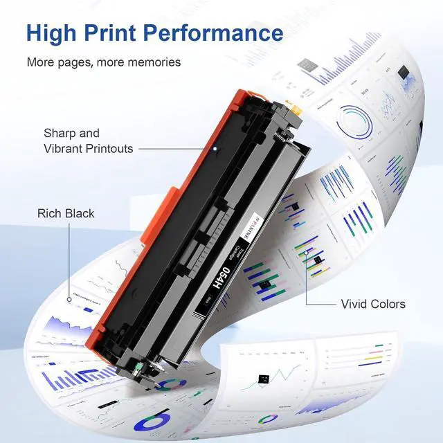 Alt view image 4 of 7 - Ennovor 054H Toner Cartridge Set Replacement for Canon CRG-054 054H 054 Toner Cartridge Set Compatible with Canon MF642Cdw Toner Cartridges, Color imageCLASS MF641CW MF644Cdw LBP622Cdw Printer