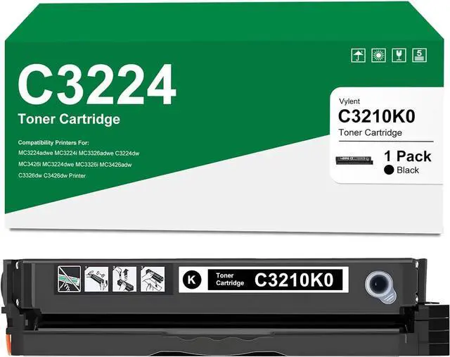 Main image of Ennovor C3210K0 Black Toner Cartridge 1-Pack C3210 Toner Replacement for Lexmark C3210K0 Toner Cartridge for C3224 C3326 C3426 MC3224 MC3326 MC3426 Printer Ink