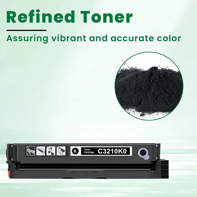 Alt view image 4 of 7 - Ennovor C3210K0 Black Toner Cartridge 1-Pack C3210 Toner Replacement for Lexmark C3210K0 Toner Cartridge for C3224 C3326 C3426 MC3224 MC3326 MC3426 Printer Ink