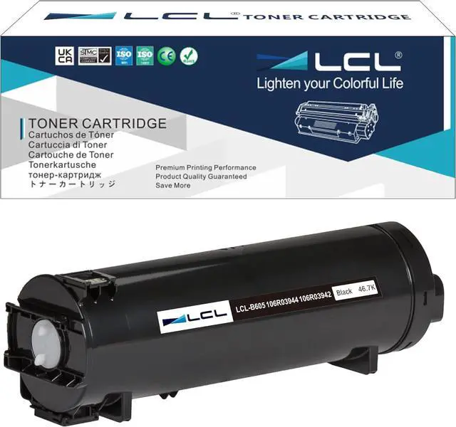 Main image of Ennovor LCL Remanufactured Toner Cartridge Replacement for Xerox VersaLink B600/B605/B610/B615 | 106R03944 106R03942 - Extra High Capacity Black (46,700 Pages)