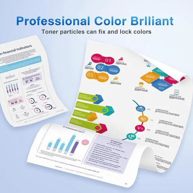 Alt view image 3 of 7 - 656X Toner Cartridges Bundle (4-Items, BK/C/M/Y) CF460X CF461X CF462X CF463X High Yield Replacement for HP 656X Toner Cartridge for Color Enterprise M653dn M653dh M652dn M653x M652n Printer Ink