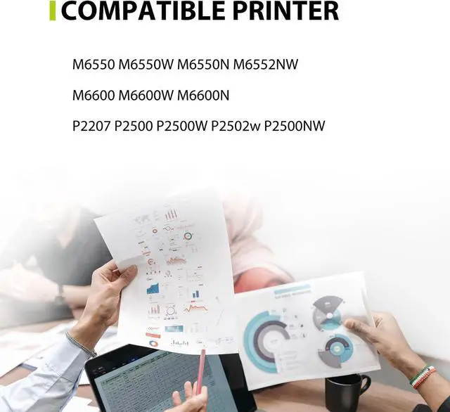 Alt view image 2 of 6 - Ennovor PB-211 Replacement Toner Cartridge Compatible for Pantum PB211 PB 211 PB211EV PB-211EV Work with P2502w P2500 P2500W P2500NW M6552NW M6550 M6550N M6550W M6600N M6600W-2 Pack