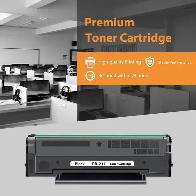 Alt view image 5 of 6 - Ennovor PB-211 Replacement Toner Cartridge Compatible for Pantum PB211 PB 211 PB211EV PB-211EV Work with P2502w P2500 P2500W P2500NW M6552NW M6550 M6550N M6550W M6600N M6600W-2 Pack