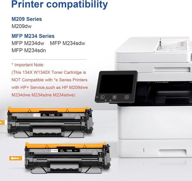 Alt view image 2 of 7 - Ennovor 134X Black Toner Cartridge Replacement for HP 134X W1340X 134A W1340A Toner Cartridge Compatible with HP M209dw MFP M234dw M234sdw M234sdn Printer (with Chip,2 Black)