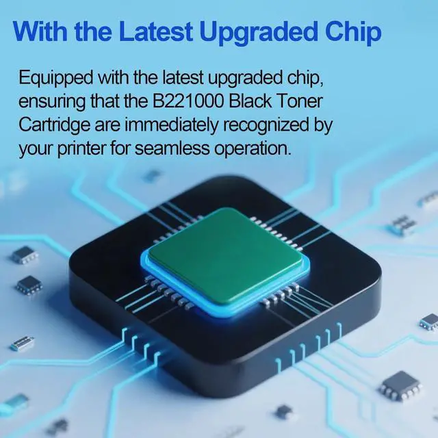 Alt view image 2 of 7 - Ennovor 1PK B221000 Black Toner Cartridge Works for Lexmark B2236 B2236dw MB2236 MB2236adw Printer (with Chip)