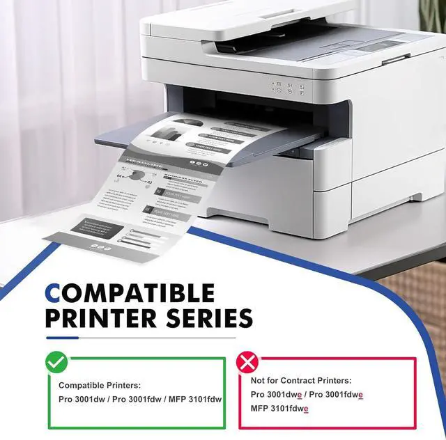 Alt view image 2 of 7 - Ennovor 138A Black Toner Cartridges 2 Pack (with Chip) Compatible Replacement for HP 138A 138X W1380A W1380X for HP Pro 3001dw 3001fdw MFP 3101fdw Series Printer Ink