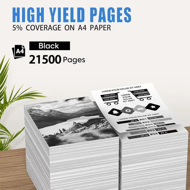 Alt view image 3 of 6 - Ennovor TK3182 TK 3182 Toner Cartridge Replacement for Kyocera TK-3182 TK3182 Black Toner for Kyocera ECOSYS M3655idn ECOSYS P3055dn Printer High Yield 21,500 Pages 2-Pack