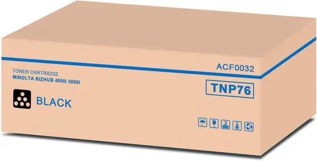 Main image of Ennovor TNP76 TNP-76 High-Yield Black Toner Cartridge, TNP75 TNP-75 ACF0032 Compatible with Konica Minolta Bizhub 4000i 5000i Printer