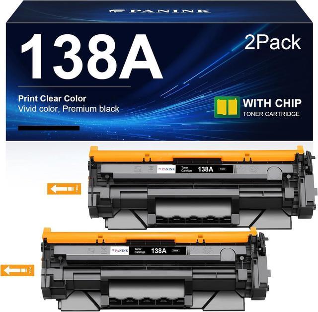 Main image of Ennovor 138A Black Toner Cartridge Replacement for HP 138A W1380A 138X W1380X Black Toner Cartridge Compatible with HP Pro 3001dw 3001fdw MFP 3101fdw Printer(2 Pack,with Chip)