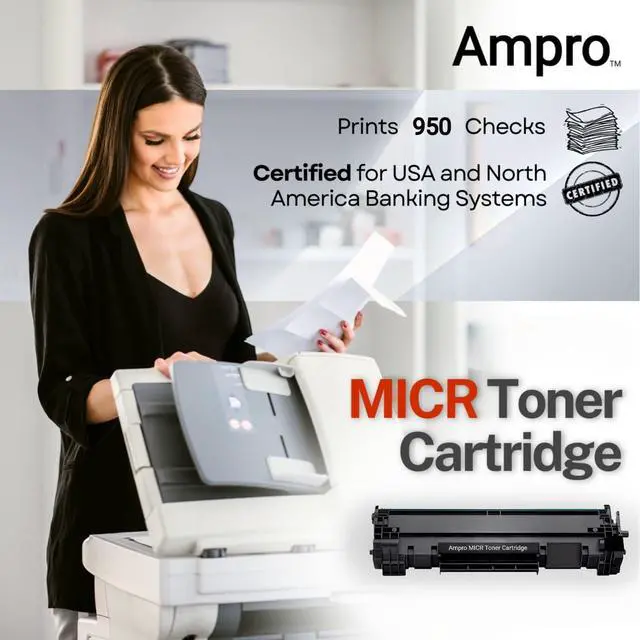 Alt view image 6 of 7 - Ennovor Ampro New Replacement for 141A MICR Toner Cartridge for Check Printing is for use in Laser Printers M110, M110W, M110WE, M140W, M140WE, MFP M139. Toner Cartridge Prints 950 Pages