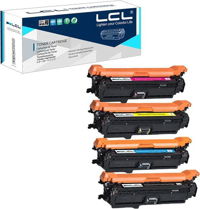 Main image of Ennovor LCL Remanufactured Toner Cartridge Replacement for HP 504X 504A CE250X CE251A CE252A CE253A Laserjet CP3525 CP3525dn CP3525n CP3525x CP3530 CM3530 CM3530fs (4-Pack Black Cyan Magenta Yellow)