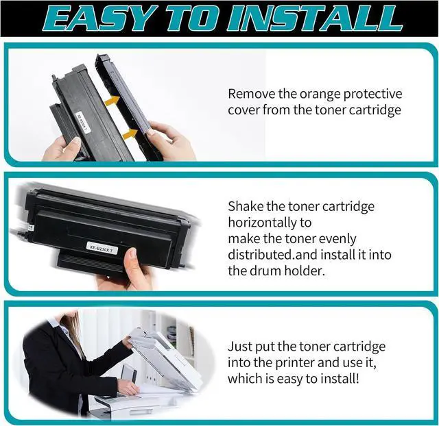 Alt view image 6 of 6 - Ennovor B310 006R04376 Black Toner Cartridge 1-Pack(with Chip), B310 B315 B305 High Yield Toner Cartridge 1 Pack Compatible with Xerox B310 B315 B305 006R04376