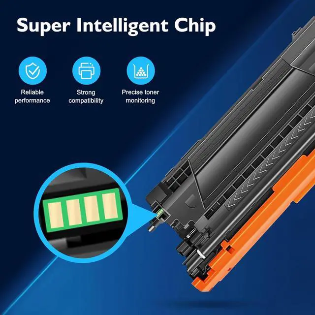 Alt view image 4 of 7 - Ennovor Compatible 655A Toner Cartridge Replacement for HP 655A Toner for Color Laserjet Enterprise M652dn M652n M653dn M653x MFP M681f M681dh M681z M682z Printer (4-Pack, Black Cyan Yellow Magenta)