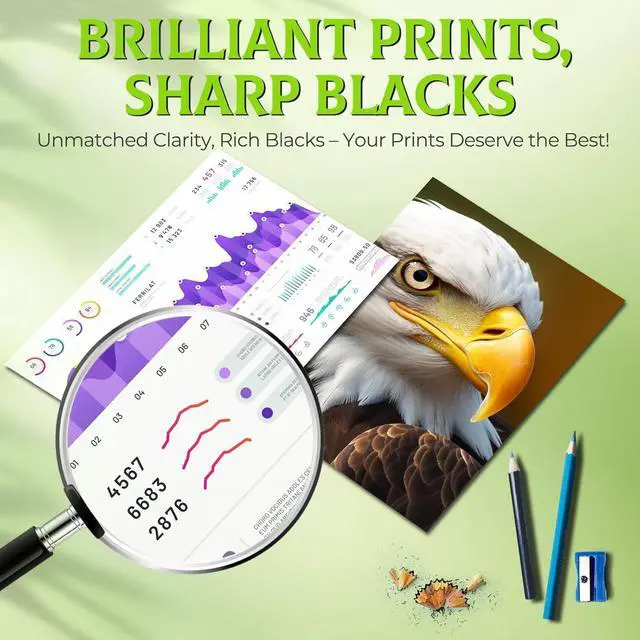 Alt view image 4 of 7 - 950XL 951XL Ink Cartridges OfficeJet Pro 8600 8610 8620 Ink Compatible for HP 950 951 XL Ink Cartridge Combo Pack HP950XL HP951XL Printer Ink for OfficeJet Pro 8100 8630 8660 8640 8615 276DW 251DW-4P