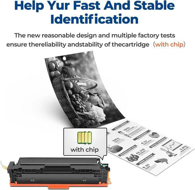 Alt view image 4 of 6 - 58X Toner Cartridge Black Laser Jet Pro M404dw Enterprise M406dn Compatible for HP 58X CF258X Toner Cartridges Replacement Pro M404dw M406dn M404dn M404n Printer(4 Black)