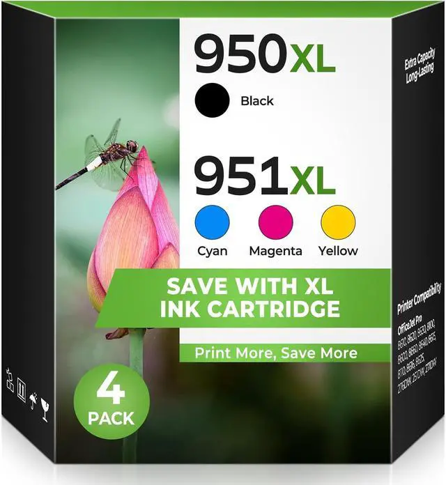 Main image of 950XL 951XL Ink Cartridges Office Jet Pro 8600 8610 8620 8630 Compatible for HP 950XL 951XL Ink Cartridges Combo Pack Compatible for Office Jet Pro 8600 8660 8640 8615 8110 276DW 251DW 271DW Printer