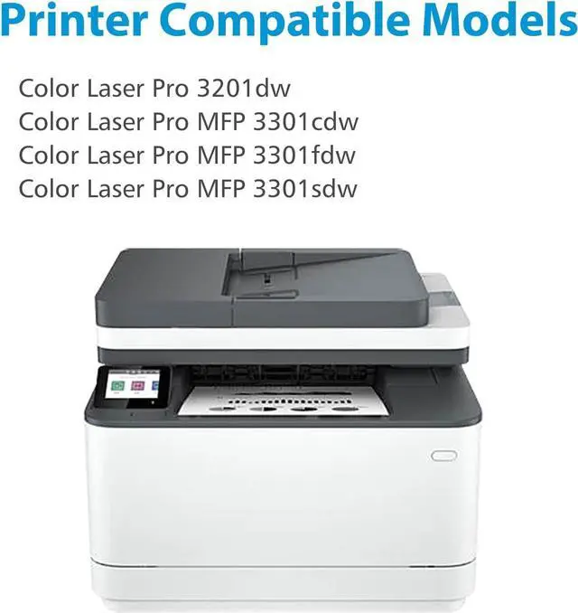 Alt view image 2 of 7 - Ennovor 218A Toner Cartridges 4 Pack| Replacement for 218A W2180A Ink 218X W2180X Toner Cartridges Works with Color Laserjet Pro 3201dw MFP 3301 Series 3301fdw 3301sdw 3301cdw Printer Ink (with Chip)