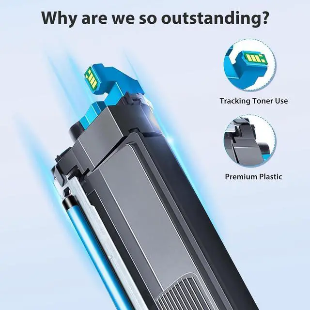 Alt view image 4 of 7 - TN229XL Toner Cartridges 4 Pack Compatible for Brother HL-L3280CDW Replacement for Brother TN 229XL TN229XL TN229 Toner Cartridge Work with MFC-L3720CDW MFC-L3765CDW Printer (TN229XLBK/C/M/Y-4 Pack)