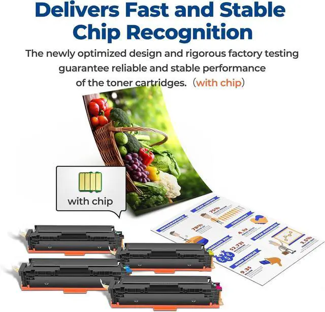 Alt view image 4 of 7 - 218A Toner Cartridges 2 Black Pack (with Chip) 218X 3201dw 3301fdw Compatible for HP 218A 218X Toner Cartridge for HP 218A 218x Color Laserjet Pro 3201dw MFP 3301cdw 3301fdw 3301sdw Printer (2 Black)