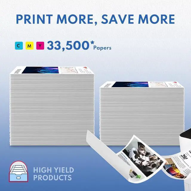 Alt view image 3 of 7 - CF301A 827A Cyan Toner Cartridge with Chip (2-Pack) | CF301A Cyan Toner Cartridge Replacement for HP 827A Toner Cartridge Compatible with Enterprise Flow MFP M880, M880z, M880z+, M880z+NFC Printer