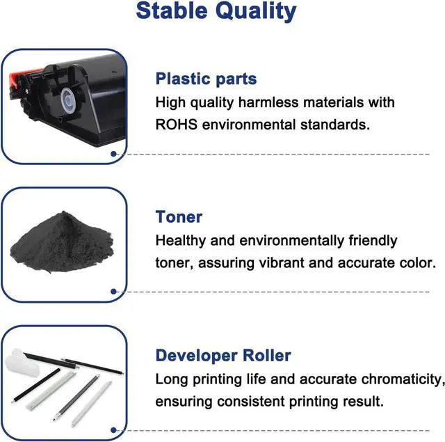 Alt view image 5 of 5 - TN850 TN820 High Yield Toner Cartridge TN 850 TN-850 Replacement for Brother TN820 TN-820 TN 820 for HL-L6200DW MFC-L5700DW MFC-L5850DW HL-L5200DW MFC-L5900DW MFC-L6800DW Printer Black Ink 4-Pack