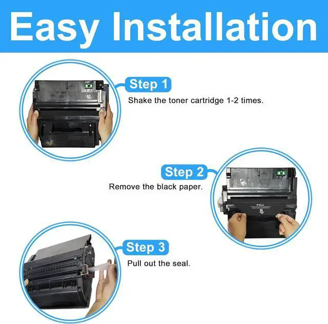 Alt view image 3 of 7 - LCL Compatible Toner Cartridge Replacement for HP 42X Q5942X High Yield for LaserJet 4250 4250tn 4350n 4250dtn 4350 4350tn 4250dtnsl 4350dtn 4250n 4350dtnsl Printer (2-Pack Black)