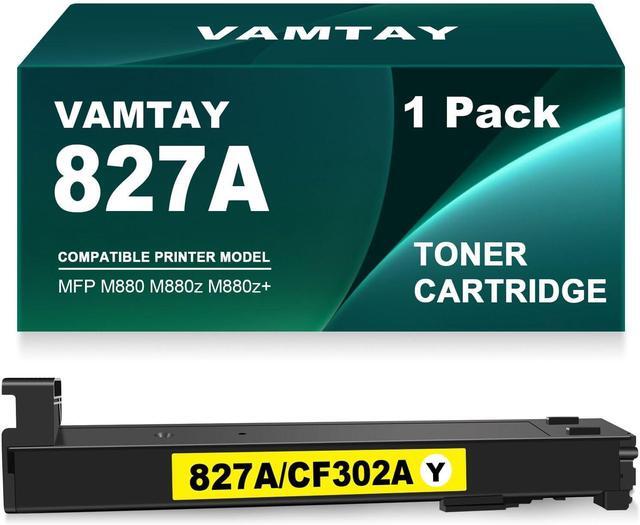 Main image of Ennovor Remanufactured 827A 827 A High Yield Toner Cartridge Replacement for HP 827A CF302A for MFP M880 M880z M880z+ M880z+ Series Printer (1 Yellow, 1-Pack)